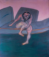 Francis Bacon / 
Seated Woman, 1961 / 
oil on canvas / 
77 x 66 in (195.6 x 167.6 cm) / 
Private collection