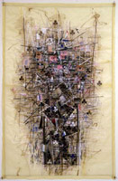 Person, 2004 / 
      mixed media & perforations on paper / 
      Paper: 69 1/2 x 45 in. (176.5 x 114.3 cm) / 
      Framed: 72 1/2 x 48 in. (184.2 x 121.9 cm) 