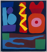 Untitled, 1998 / 
oil on canvas / 
108 3/4 x 96 3/4 in (276.2 x 245.7 cm)(fr) / 
Private collection