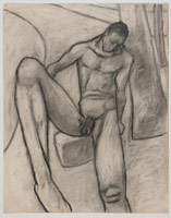 William Brice / 
Untitled, 1965 / 
      charcoal on paper / 
      24 x 19 in. (61 x 48.3 cm) / 
      WBr10-14