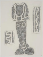William Brice / 
Untitled, 1983 / 
      charcoal and pastel on paper / 
      24 x 18 in. (61 x 45.7 cm) / 
      WBr10-49