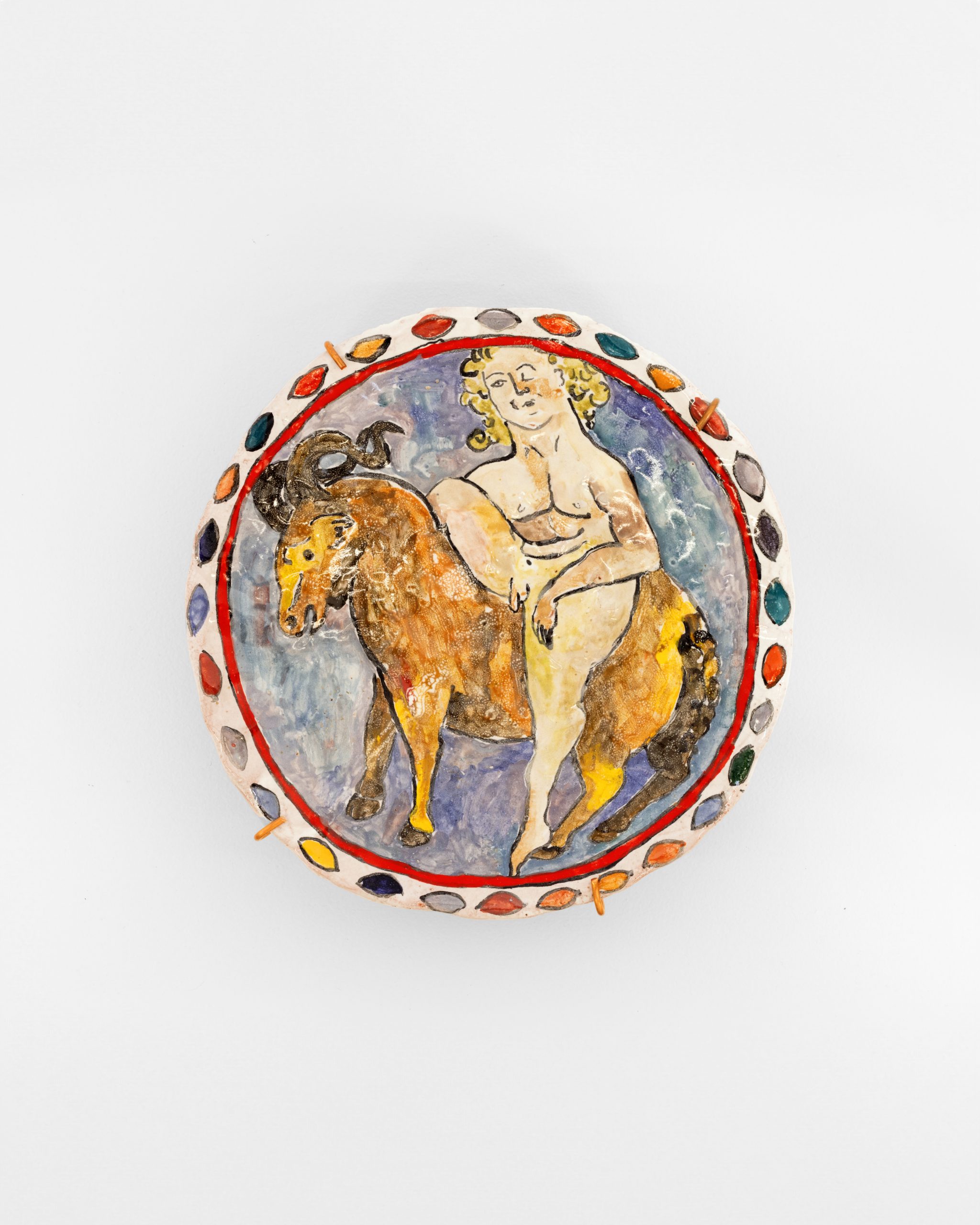 Matt Wedel, Mythology Plate (MW25-008), 2019 