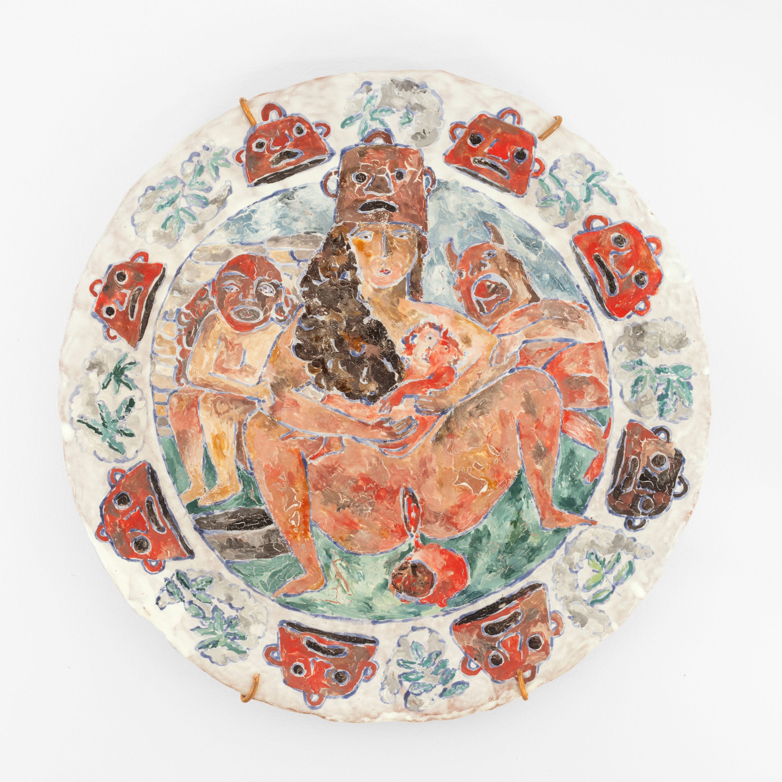 Matt Wedel, Mythology Plate (MW25-011), 2020