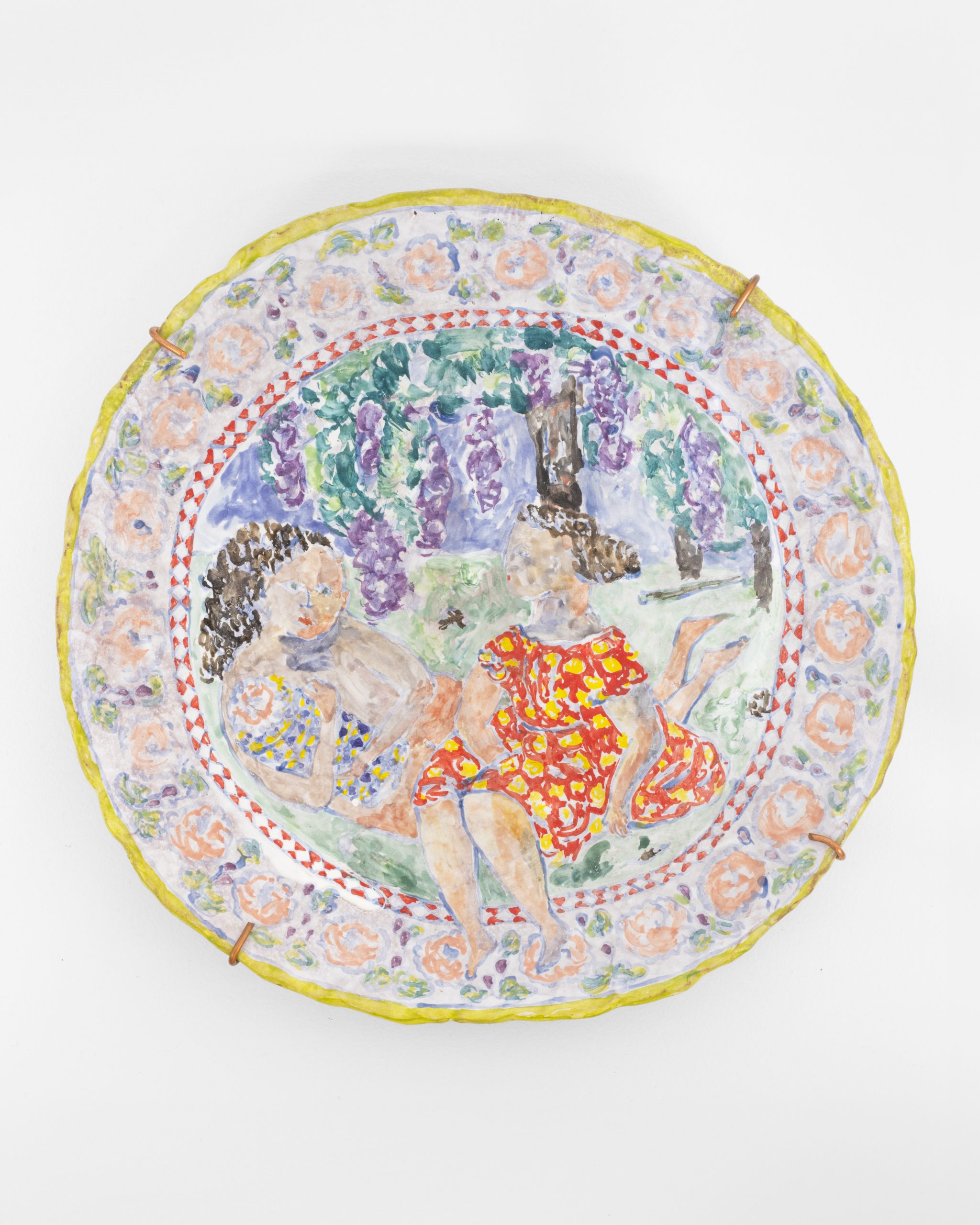 Matt Wedel, Mythology Plate (MW25-015), 2020