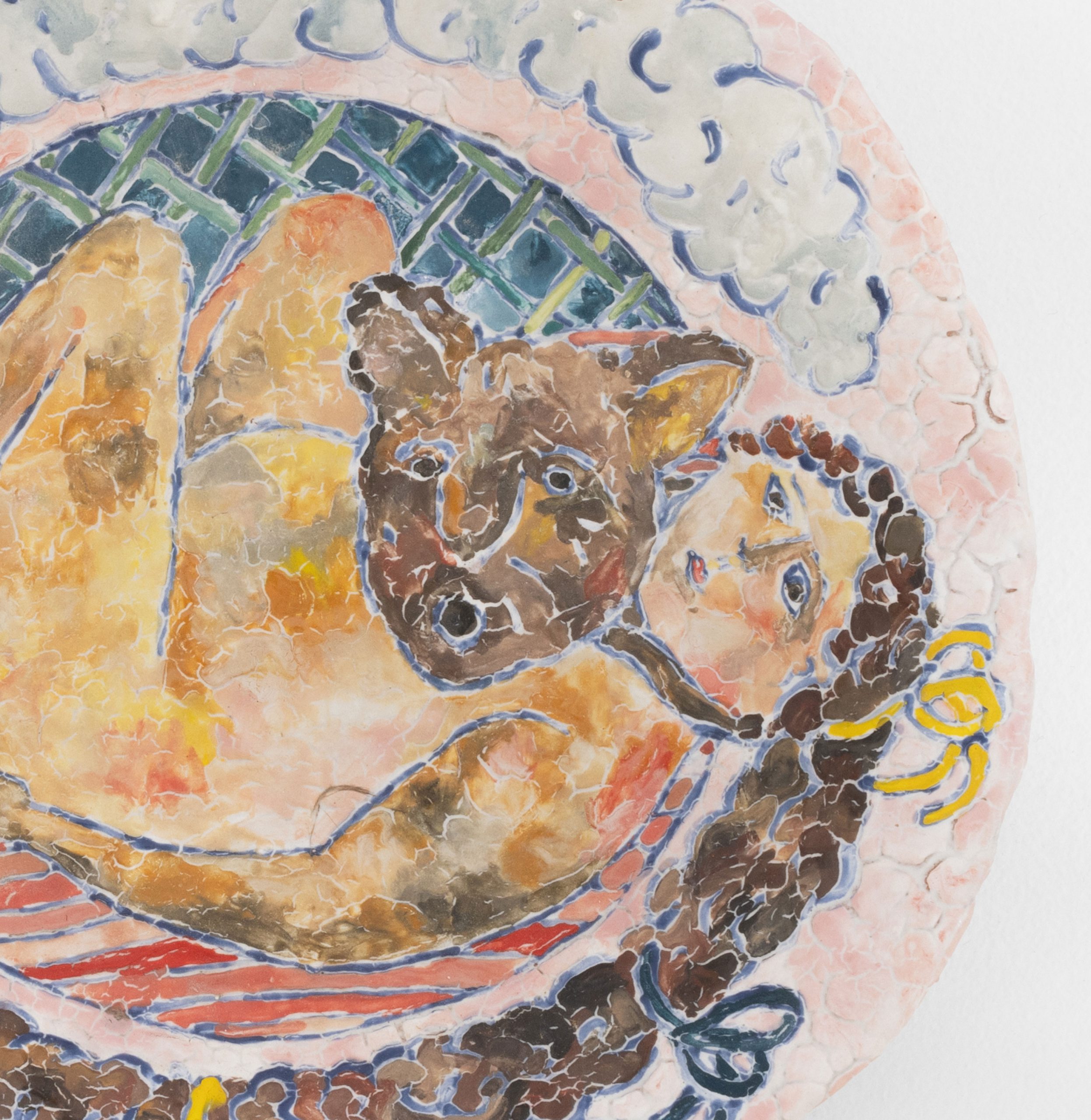 Matt Wedel, Mythology Plate (MW25-020), 2020