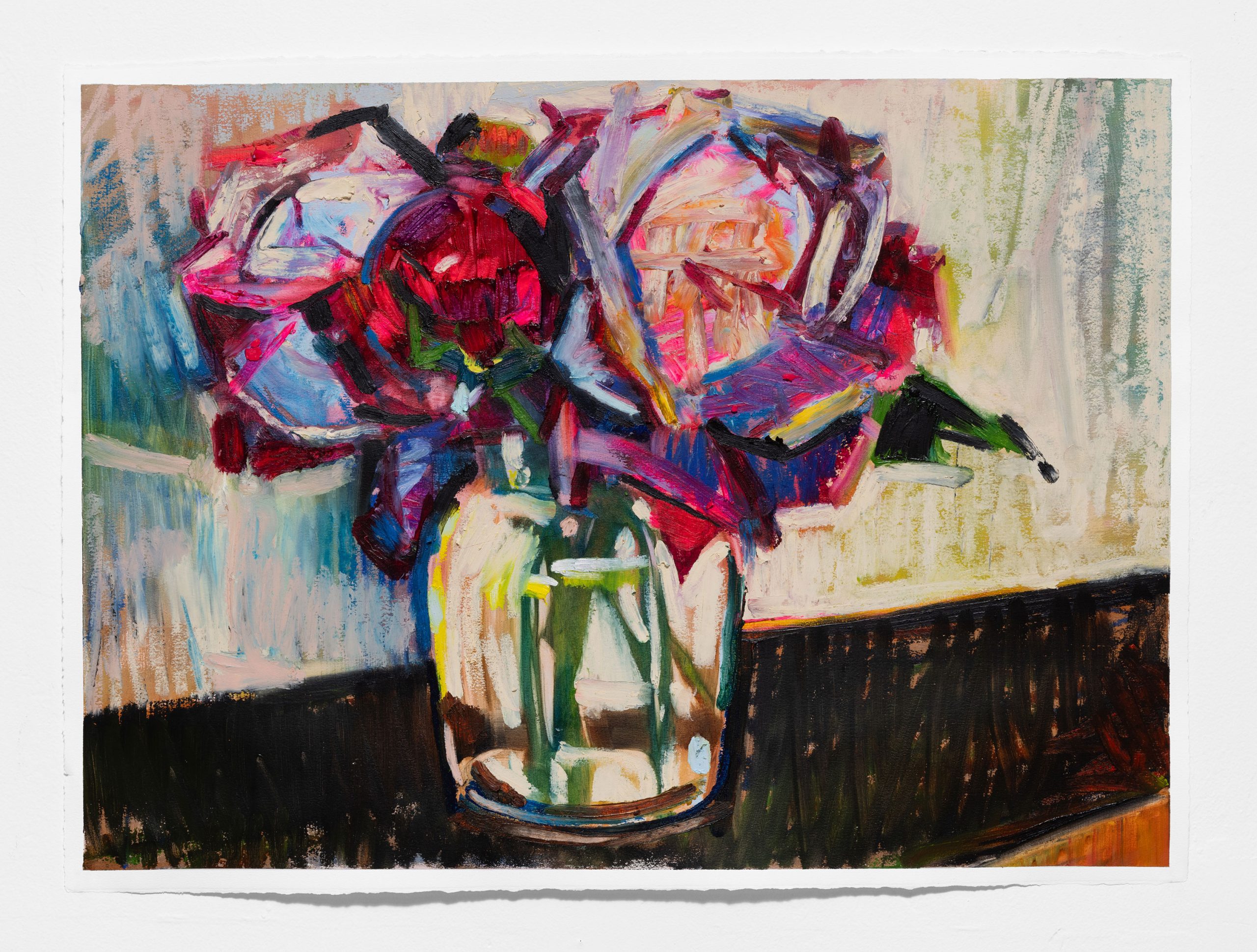 Rebecca Campbell<br> Pink Punk Rose, 2025