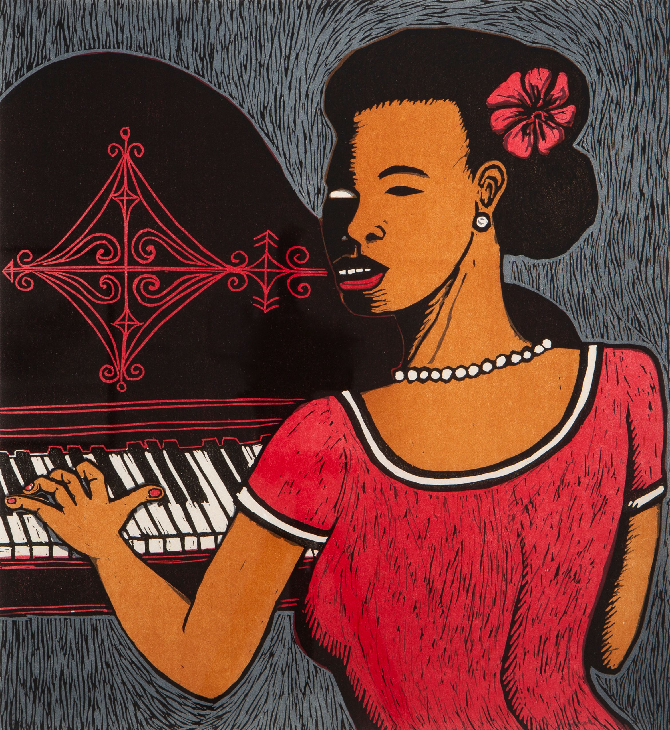 Alison Saar Queen of the 88's, 2019