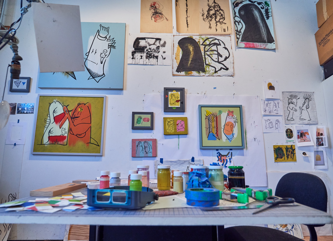 Interior of Don Suggs’ studio in Los Angeles, CA, photographed in 2019 Interior of Don Suggs’ studio in Los Angeles, CA, photographed in 2019